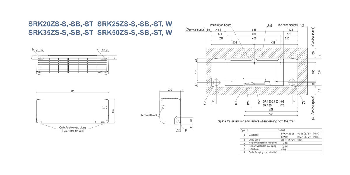 Схематическое изображение SRK20-50ZS-S-SB-ST-W